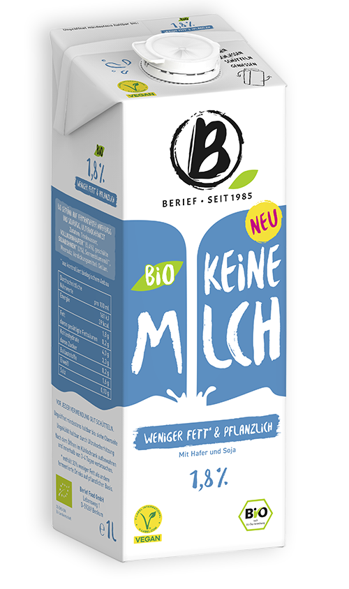 Berief Bio keine M*lch 1,8% Abbildung der Packung von dem Berief Bio leine M*lch 1,8% Drink