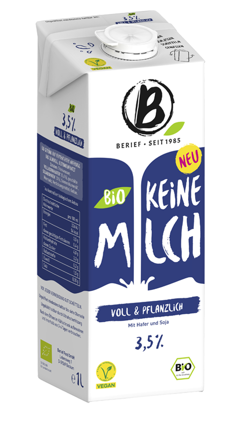 Berief Bio keine M*lch 3,5% Abbildung der Packung von dem Berief Bio keine M*lch 3,5% Drink