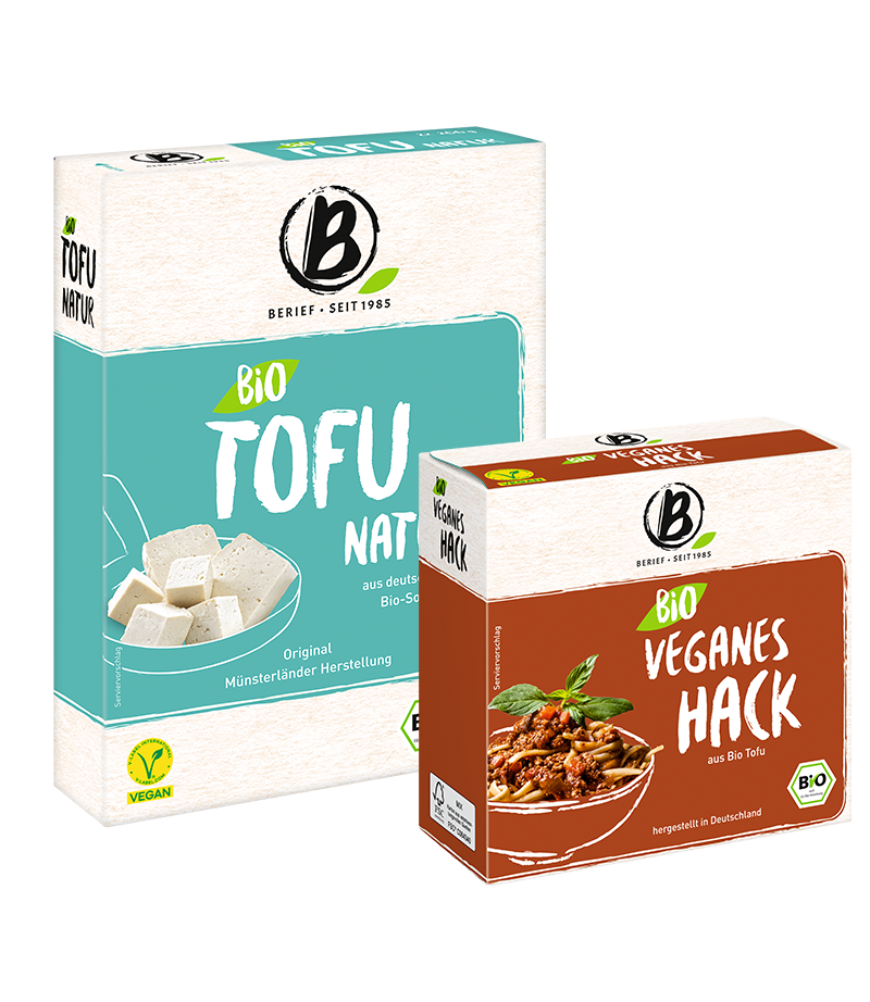 Berief Tofu Berief Tofu natur und geräuchert